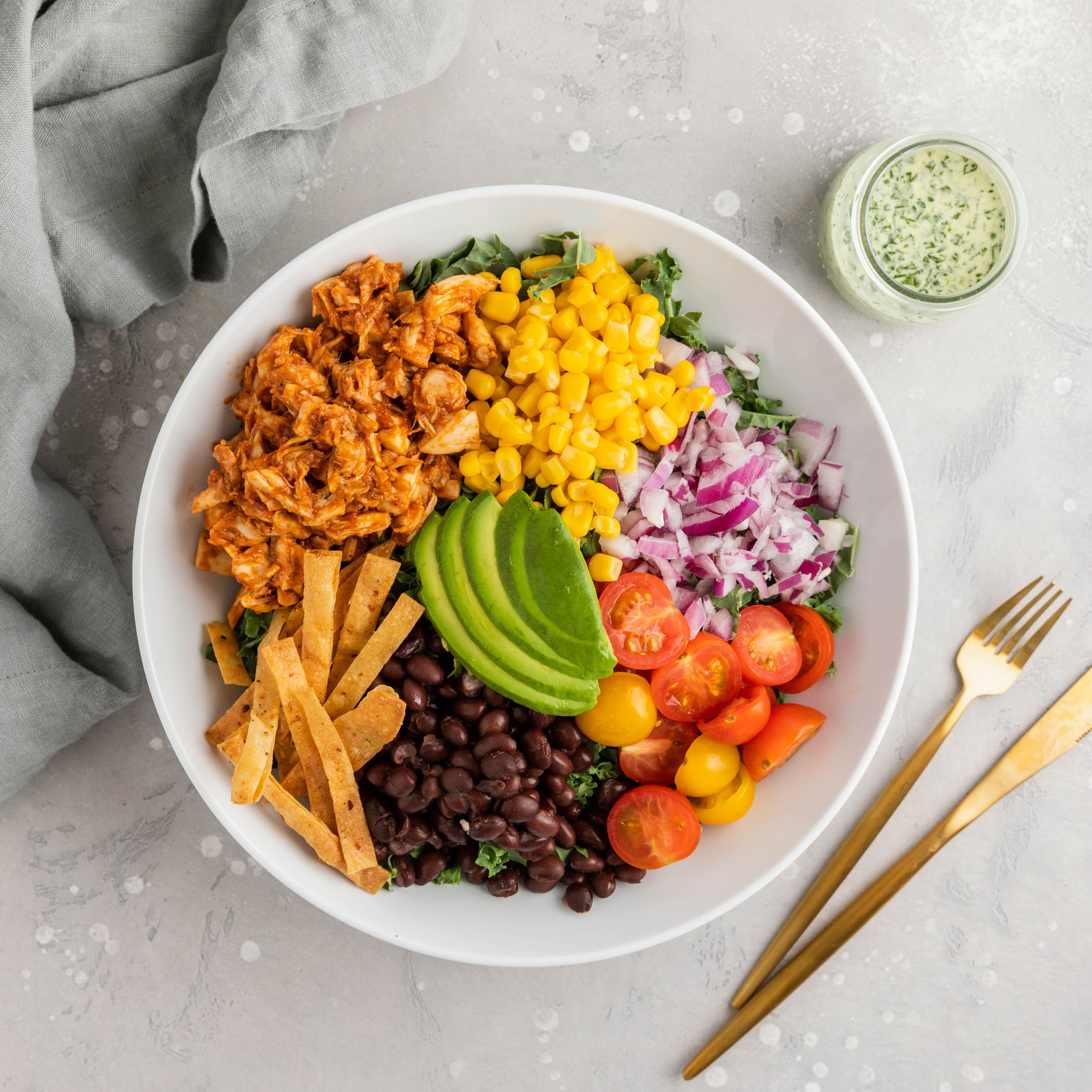 BBQ Chicken Salad – Gracefully Fed