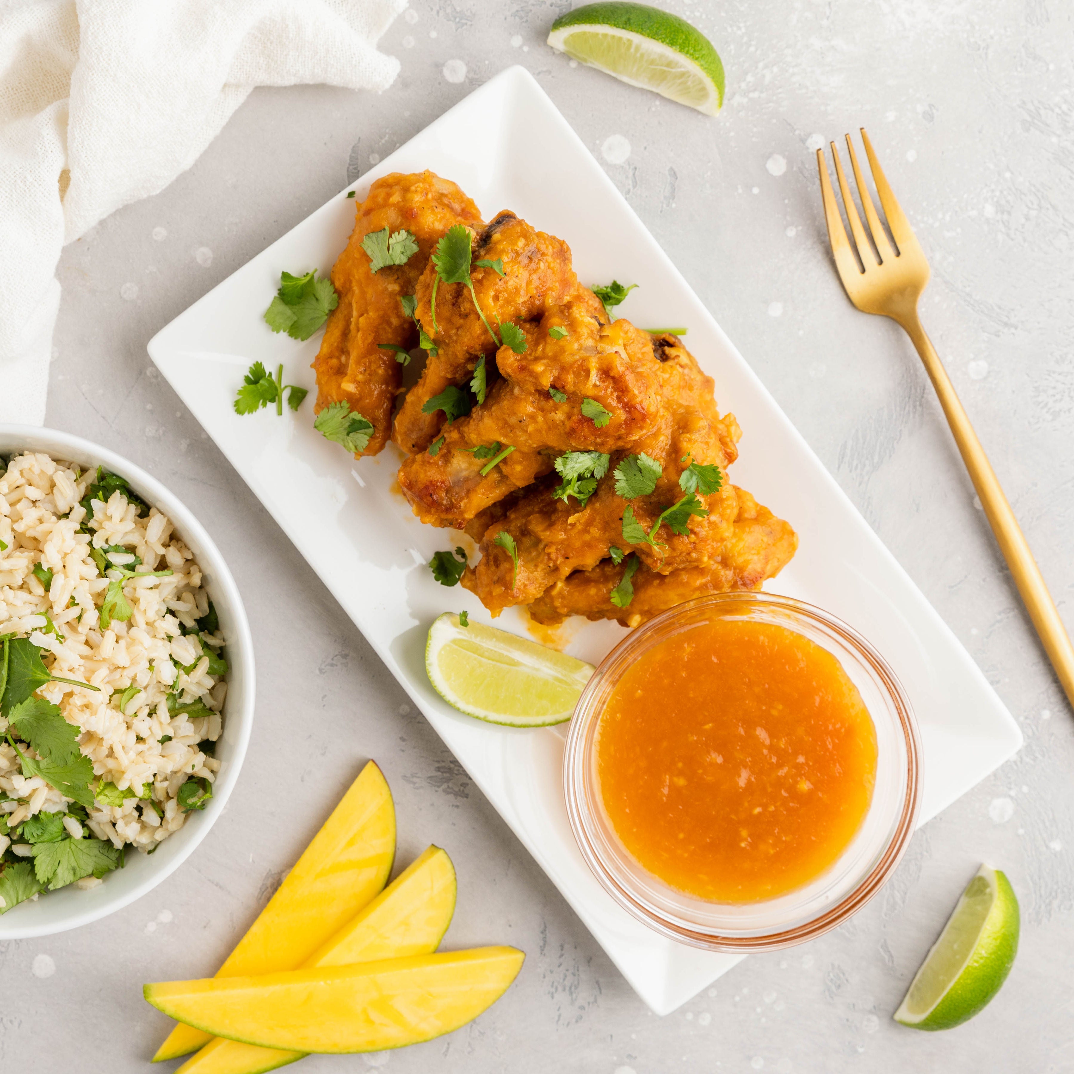 Mango Chili Wings &ndash; Gracefully Fed