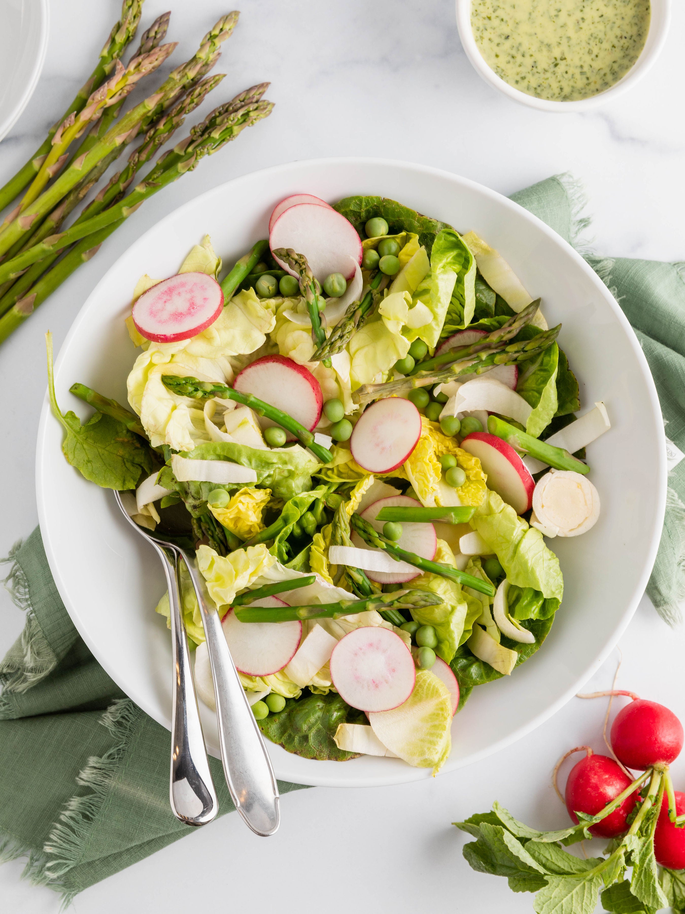 Spring Salad Gracefully Fed