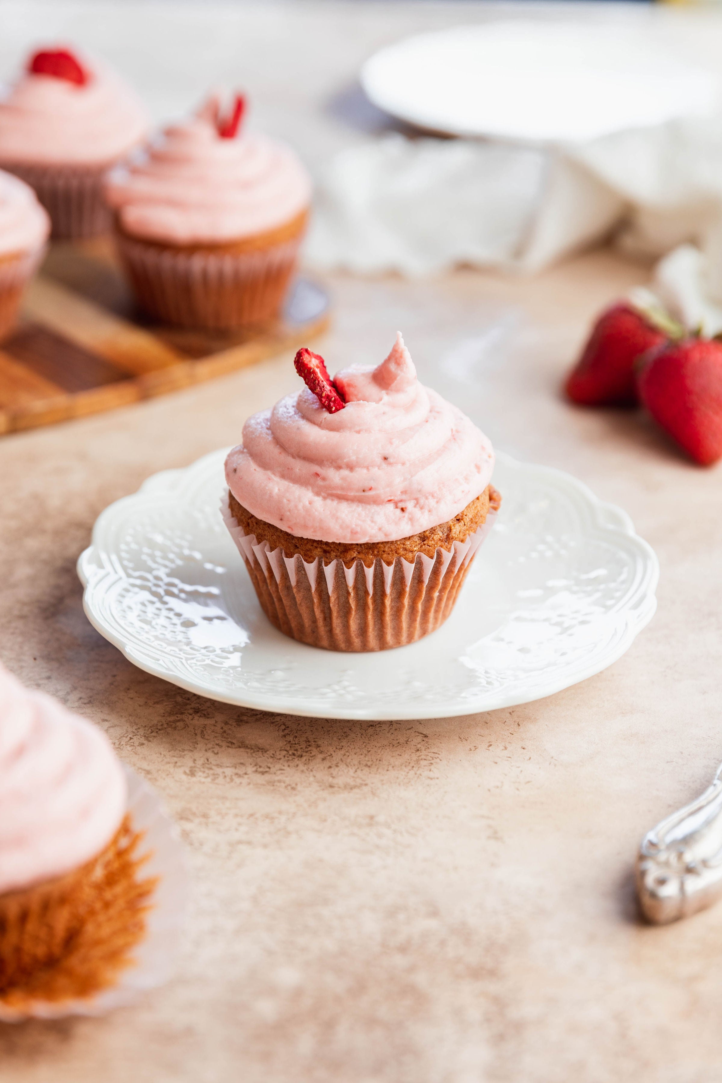Strawberry Cupcakes – Gracefully Fed