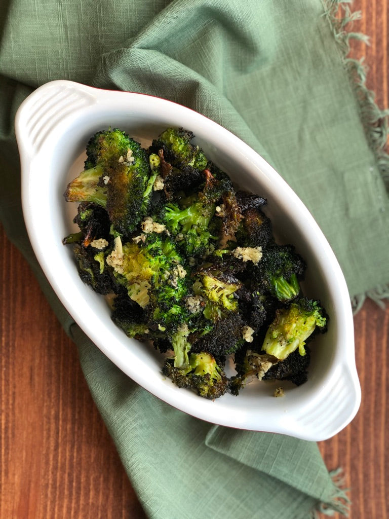 SIMPLE SIDES: BURNT BROCCOLI – Gracefully Fed