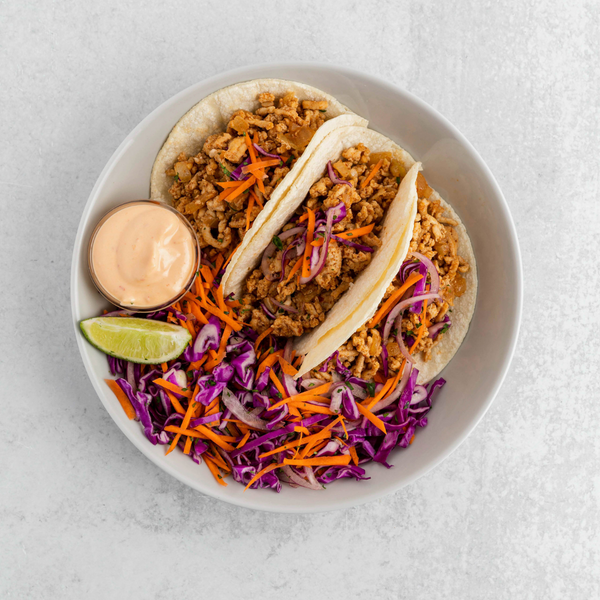 Turkey Tacos with Cabbage Slaw