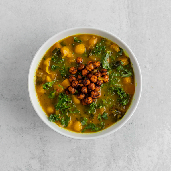 Chickpea Stew with brown rice